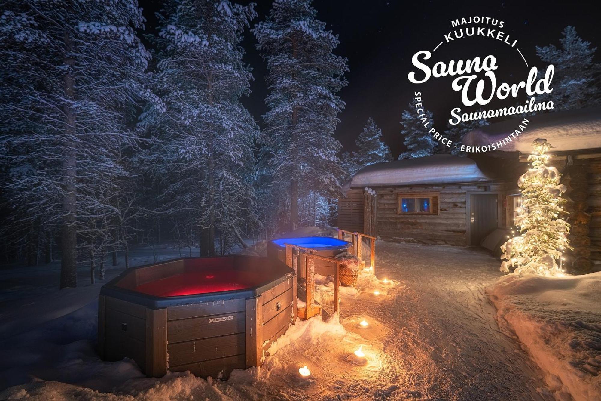 Kuukkeli Log Houses Villa Aurora "Pupula" Saariselkä Exterior foto