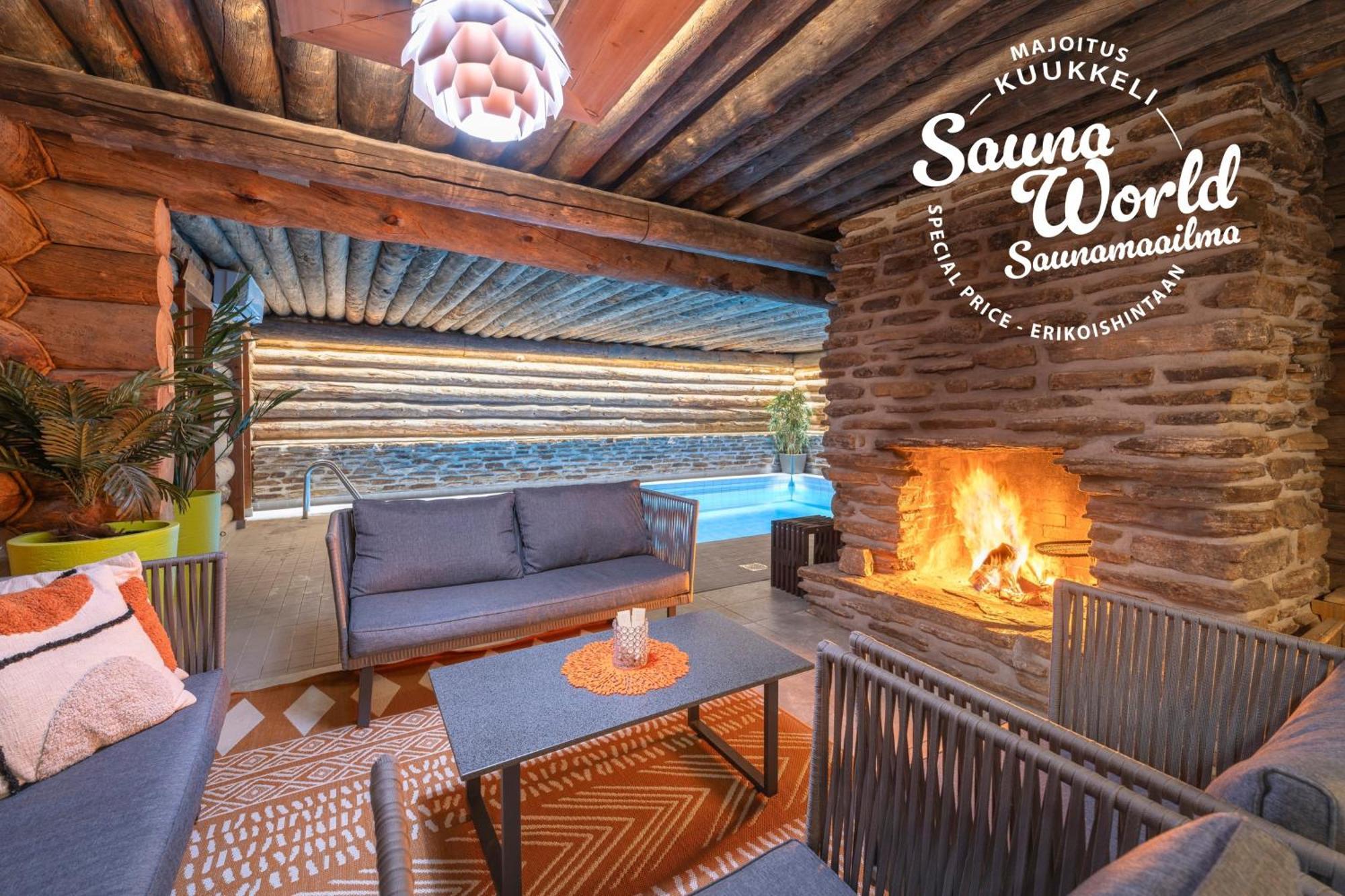Kuukkeli Log Houses Villa Aurora "Pupula" Saariselkä Exterior foto