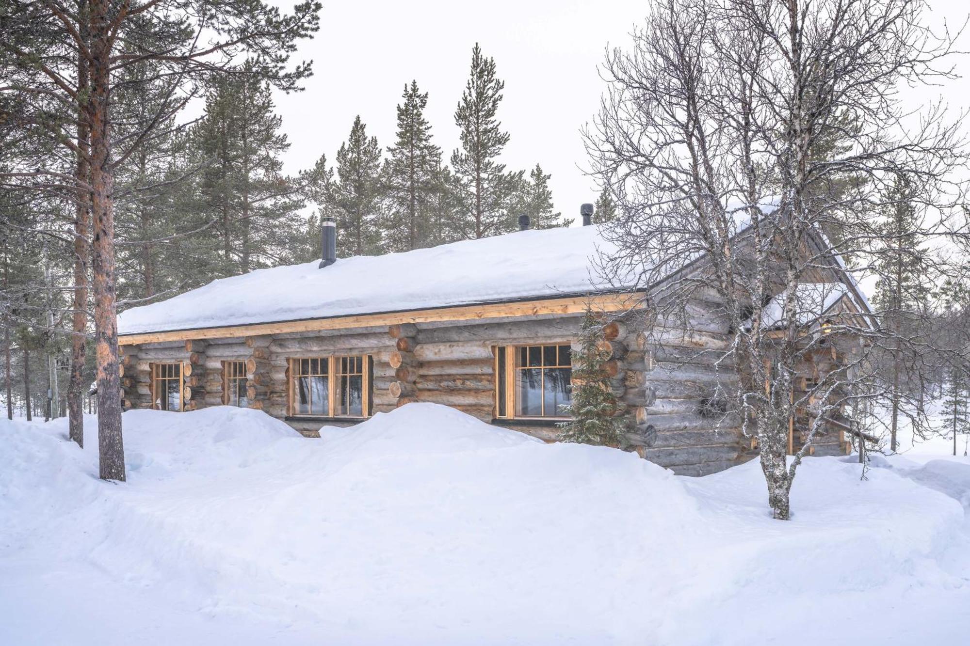 Kuukkeli Log Houses Villa Aurora "Pupula" Saariselkä Exterior foto