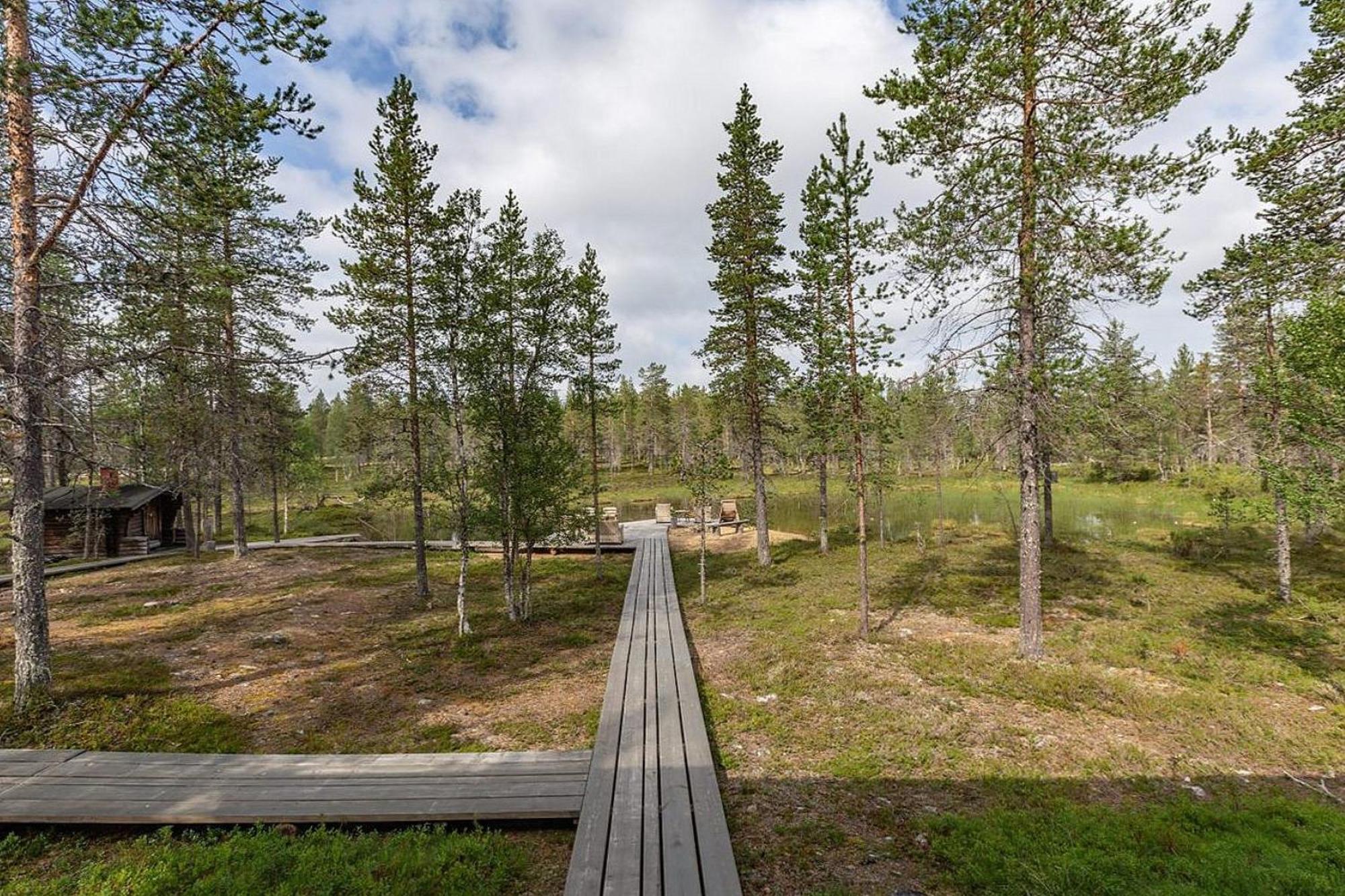 Kuukkeli Log Houses Villa Aurora "Pupula" Saariselkä Exterior foto