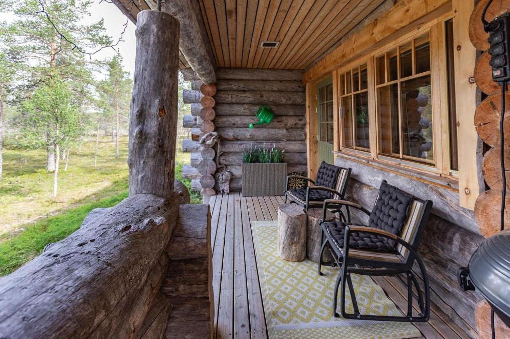 Kuukkeli Log Houses Villa Aurora "Pupula" Saariselkä Exterior foto