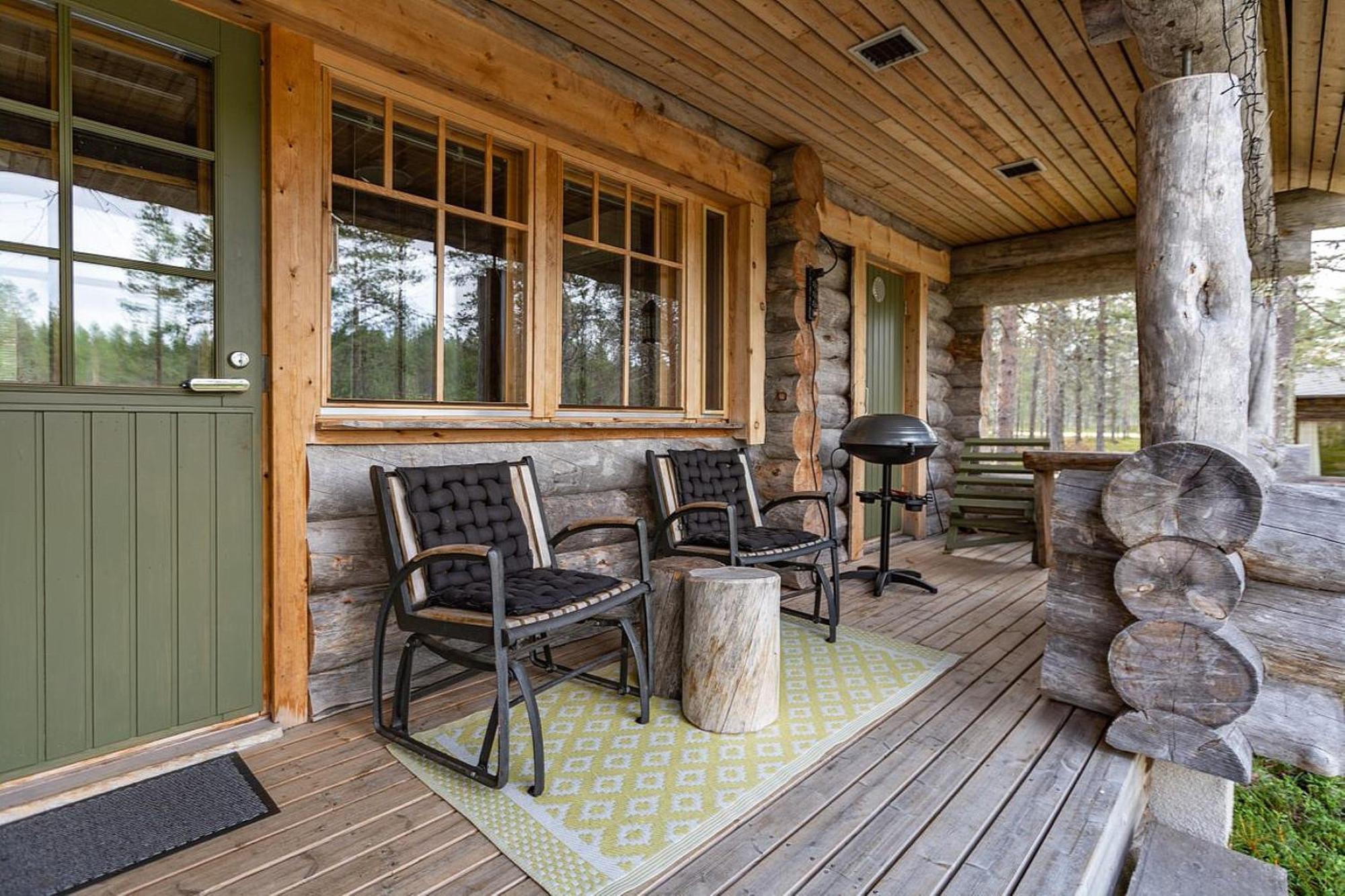 Kuukkeli Log Houses Villa Aurora "Pupula" Saariselkä Exterior foto